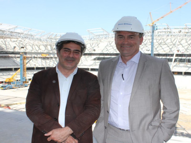 Chantier de l\'Allianz Riviera &agrave; Nice