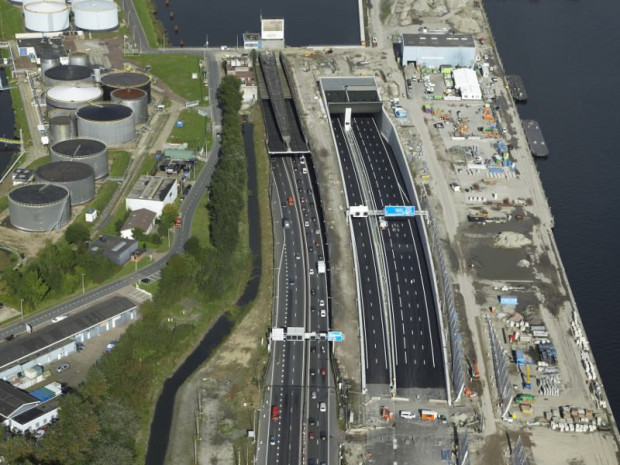 Mise en service du nouveau Coentunnel &agrave; Amsterdam
