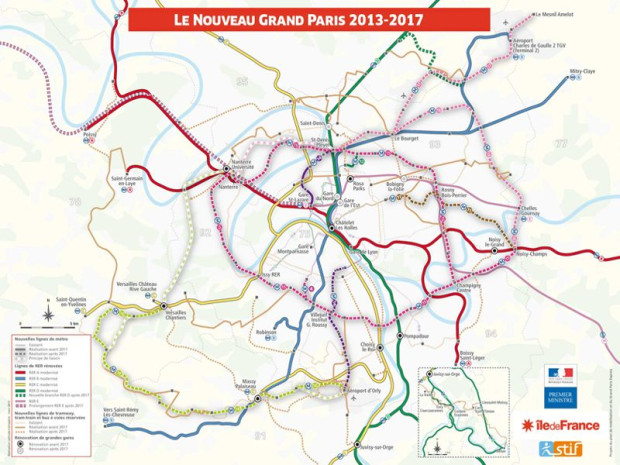 Les projets mis en service d\'ici &agrave; 2017