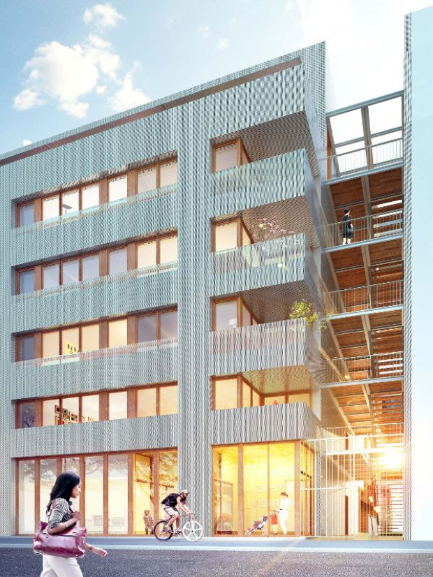 SOA architectes et 55 logements sociaux &agrave; paris