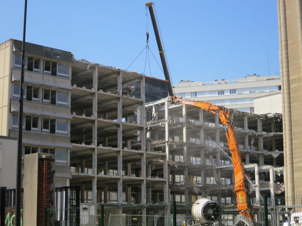 Chantier de d&eacute;molition
