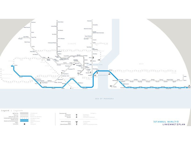 Trac&eacute; projet Marmaray