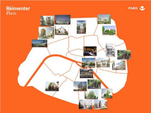 R&eacute;inventer Paris - carte