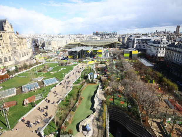 La Canop&eacute;e des Halles inaugur&eacute;e le mardi 5 avril 2016 