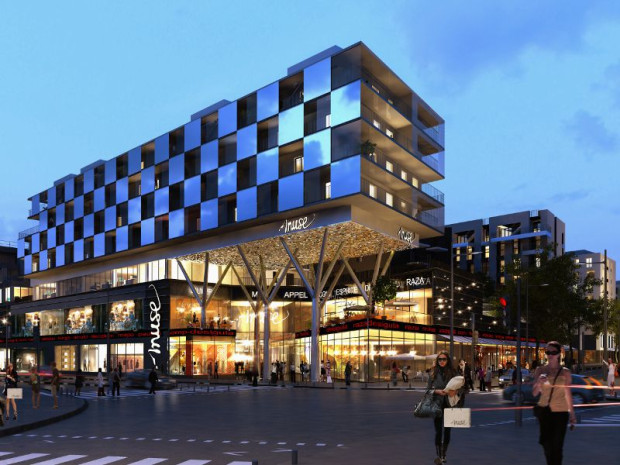 Projet du centre commercial Muse &agrave; Metz 