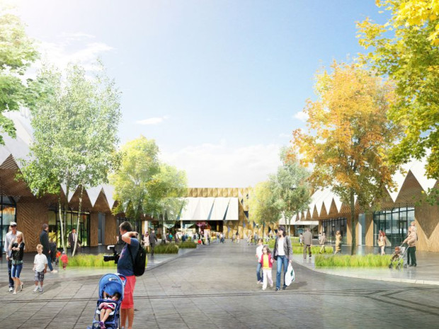 Cr&eacute;ation du Retail Park et promenades de Br&eacute;tigny