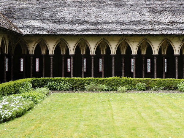 Mont-Saint-Michel clo&icirc;tre
