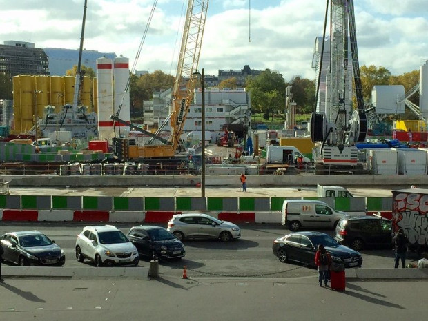 Chantier Eole &agrave; Porte Maillot