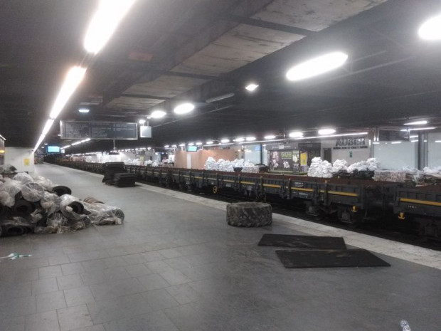 RER A en travaux &agrave; Auber &eacute;t&eacute; 2018