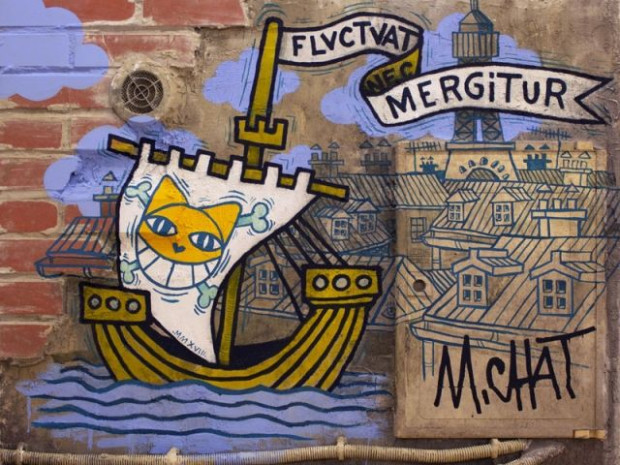 M. Chat fait le mur : des oeuvres in&eacute;dites &agrave; d&eacute;couvrir