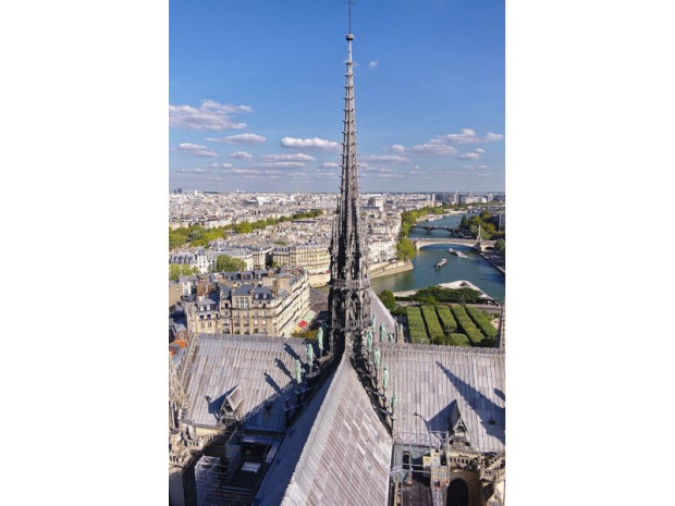 Ancienne fl&egrave;che de Notre-Dame de Paris