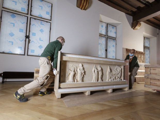 Mus&eacute;e de Cluny chantier