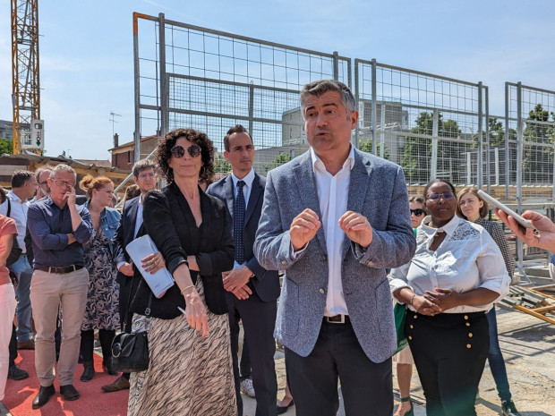 No&eacute;mie Bernard (Seqens) et Fran&ccedil;ois P&eacute;try (Holcim)