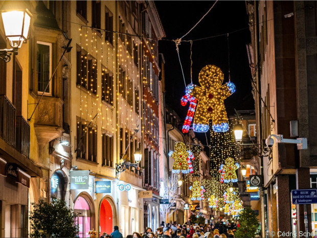 Lumi&egrave;res march&eacute; de No&euml;l de Strasbourg
