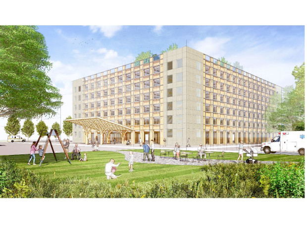 H&ocirc;pital Lviv Ukraine Shigeru Ban 