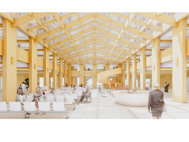 H&ocirc;pital Lviv Ukraine Shigeru Ban 