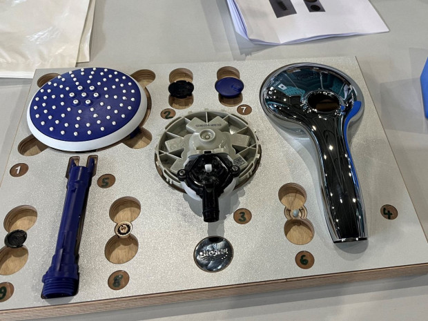 Kit de montage d\'une douchette Grohe sur les Worldskills 2024
