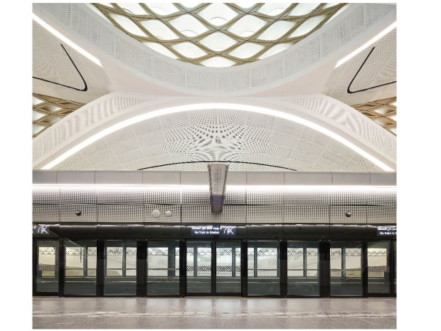 Zaha Hadid Architects station m&eacute;tro King Abdullah Financial District Arabie Saoudite