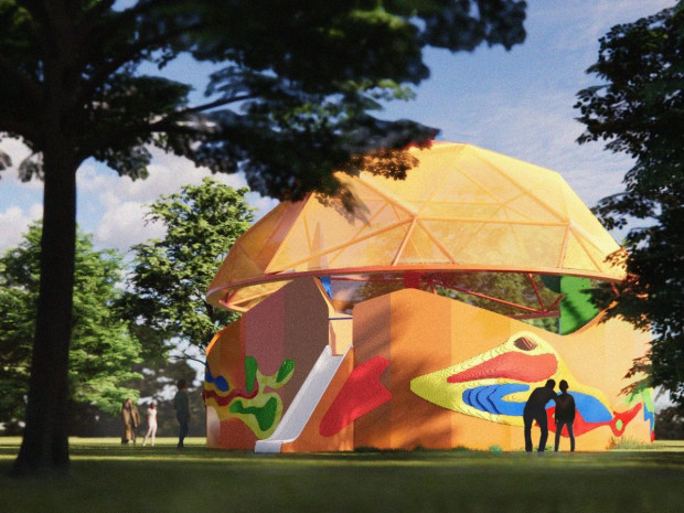 Pavillon Serpentine 2025 Play Lego Peter Cook