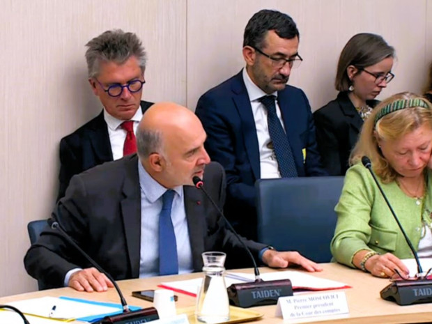 Pierre Moscovici pr&eacute;sident de la Cour des Comptes auditionn&eacute; au s&eacute;nat le 1er octobre 2025