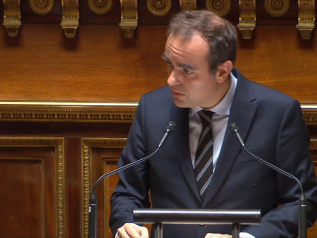 S&eacute;bastien Lecornu au S&eacute;nat le 15 octobre 2025