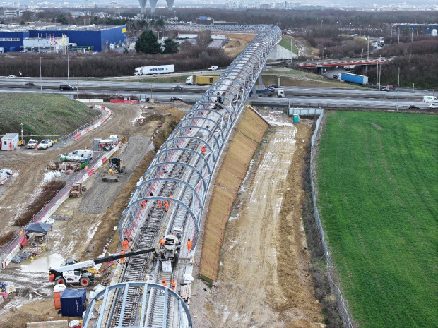 Les travaux continuent sur le viaduc