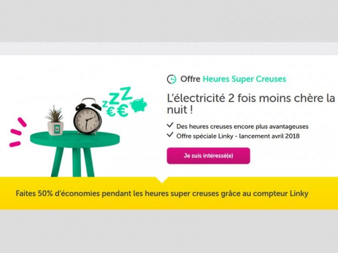 Direct Energie crée les heures super creuses