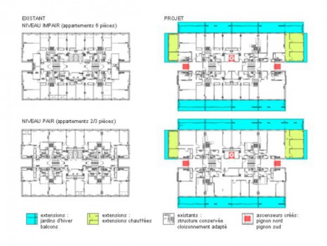 Plans de la Tour Bois-le-Prêtre