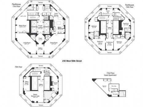 Plan Appartement 100 M$