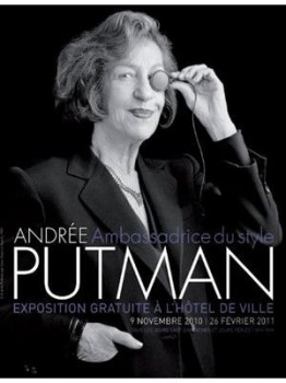 Andrée Putman, affiche de l\'exposition à Paris