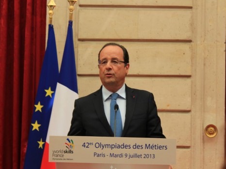 François Hollande à lElysée 