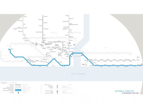 Tracé projet Marmaray