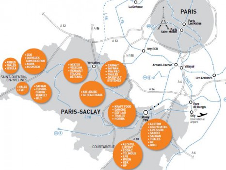 Carte Paris-Saclay 