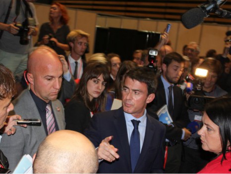 Manuel Valls au congres USH 2014