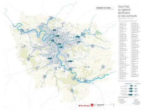 Grand Paris du Logement : identification des sites contributifs 