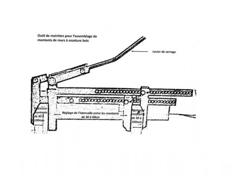 Outil assemblage murs bois