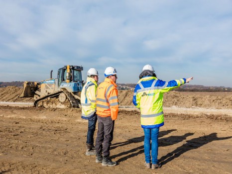 Chantier du Parc des Expositions et Centre de Conventions de Toulouse Métropole.