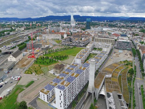 Réalisation du quartier durable Erlenmatt West de Bâle (Suisse)