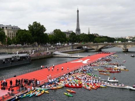 Le Comité Paris 2024 célèbre l\'olympisme le 23 juin 2017 à Paris 