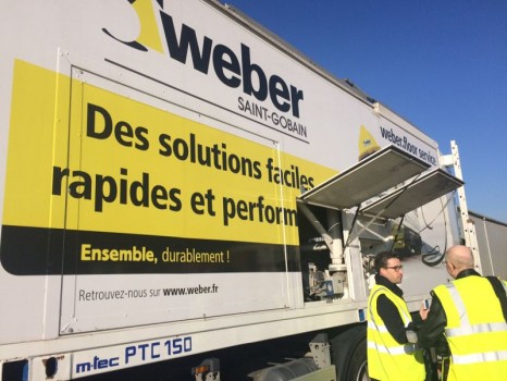 Weber inaugure sa nouvelle ligne de production époxy sur le site de Bonneuil-sur-Marne (Val-de-Marne)