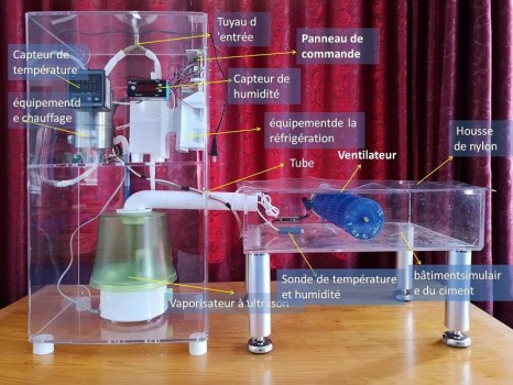 Humidificateur pour la solidification du ciment