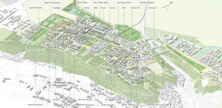 Plan paris saclay moulon