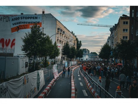 Berlin manifestation autoroute A100