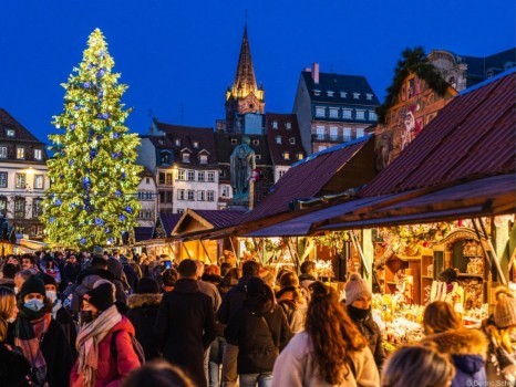 Chalets du marché de Noël de Strasbourg