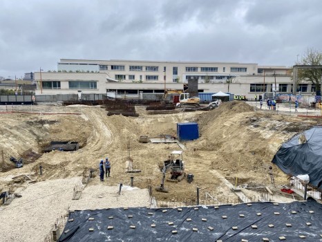 Centre national des arts plastiques chantier Pantin