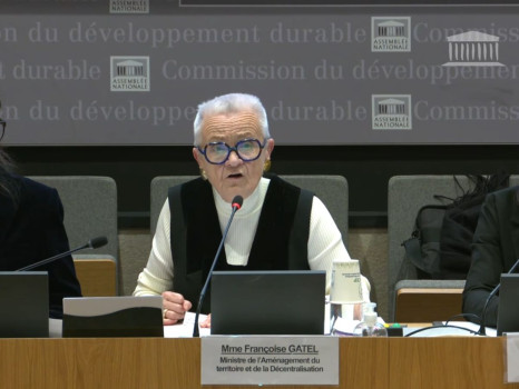 Françoise Gatel, ministre de l\'Aménagement du territoire, auditée à l\'Assemblée nationale le 27 octobre 2025. Françoise Gatel, ministre de l\'Aménagement du territoire, auditée à l\'Assemblée nationale le 27 octobre 2025.