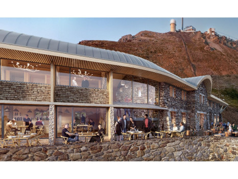 Vue finale H&ocirc;tellerie des Laquets au Pic du Midi