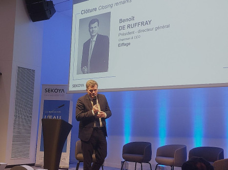 Beno&icirc;t de Ruffray, en cl&ocirc;ture de l\'&eacute;v&eacute;nement Sekoya, le 24 mars 2026.