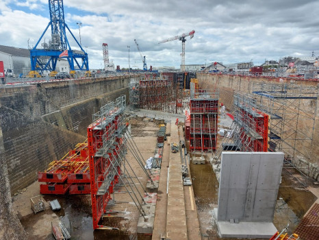 Chantier ouvrages de renforcement du fort Boyard