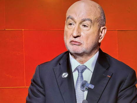 Alain Grizaud, le 11 juin 2026 lors de l\'assembl&eacute;e &eacute;g&eacute;narle de la FNTP